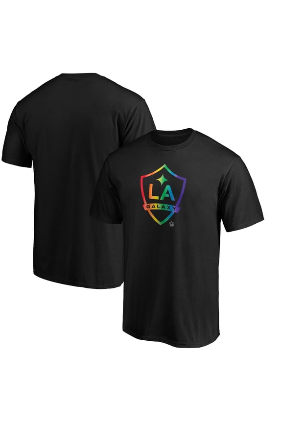 Men's Black LA Galaxy Pride Logo T-Shirt