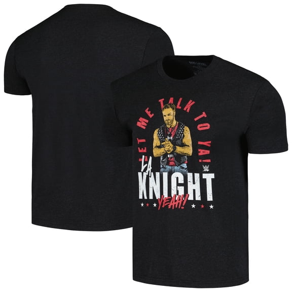 Men's Black LA Knight Let Me Talk To Ya Tri-Blend T-Shirt