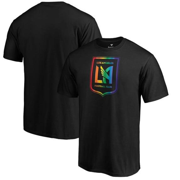 Men's Black LAFC Logo Pride T-Shirt