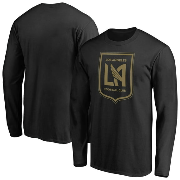 Men's Black LAFC Primary Logo Long Sleeve T-Shirt
