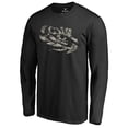 thumbnail image 1 of Men's Black LSU Tigers Cloak Long Sleeve T-Shirt, 1 of 3