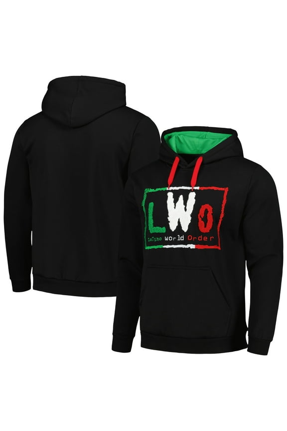 Men's Black LWO Chenille Pullover Hoodie
