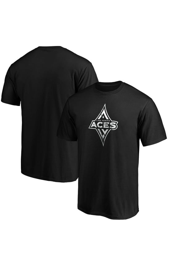 Men's Black Las Vegas Aces Marble T-Shirt
