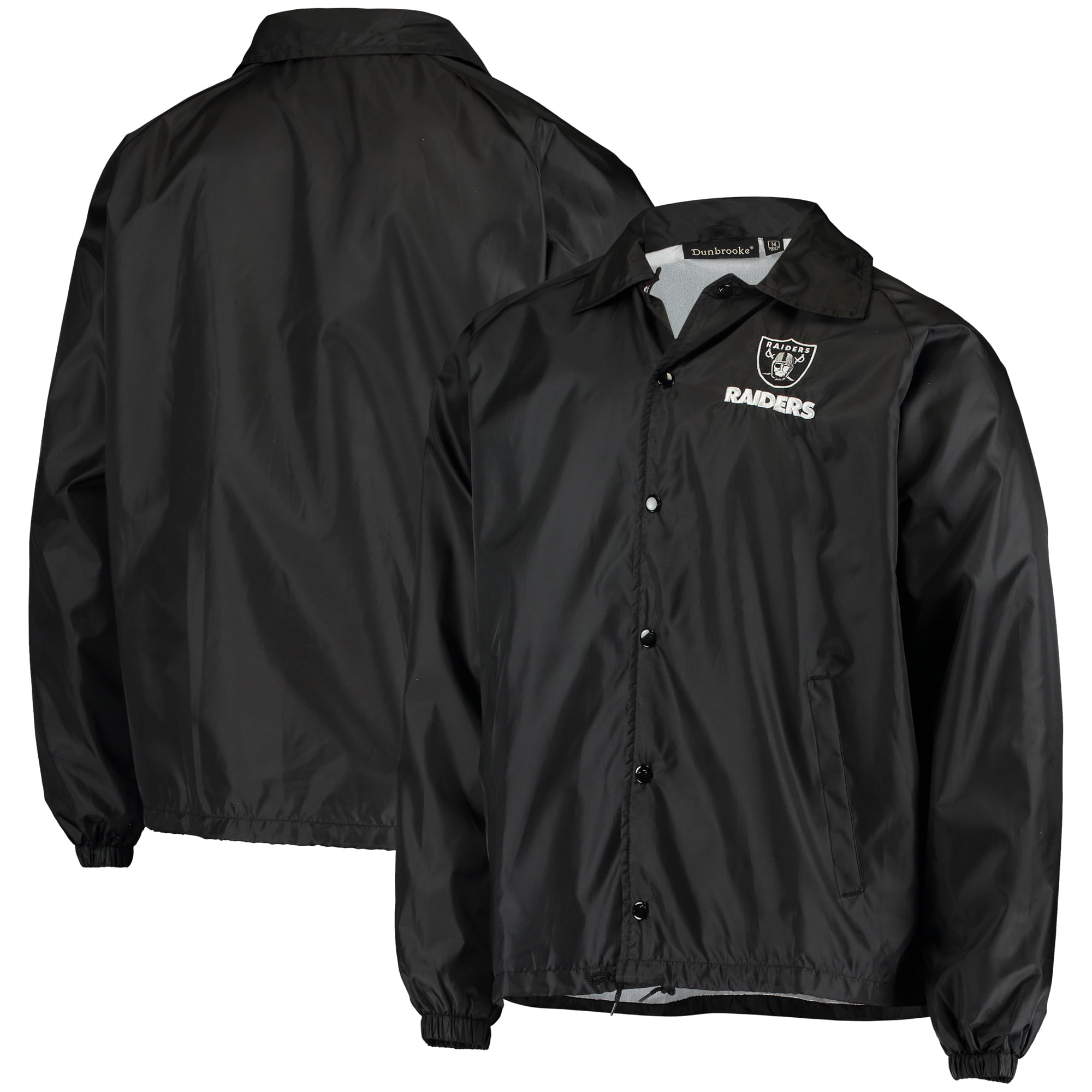 Men's Black Las Vegas Raiders Coaches Classic Raglan Full Men's Black Las Vegas Raiders Coaches Classic Raglan Full
