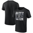 thumbnail image 1 of Men's Black Las Vegas Raiders Hometown Collection Prime Time T-Shirt, 1 of 3
