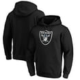 thumbnail image 1 of Men's Black Las Vegas Raiders Primary Logo Fitted Pullover Hoodie, 1 of 3