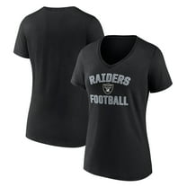 Men's Black Las Vegas Raiders Victory Arch V-Neck T-Shirt