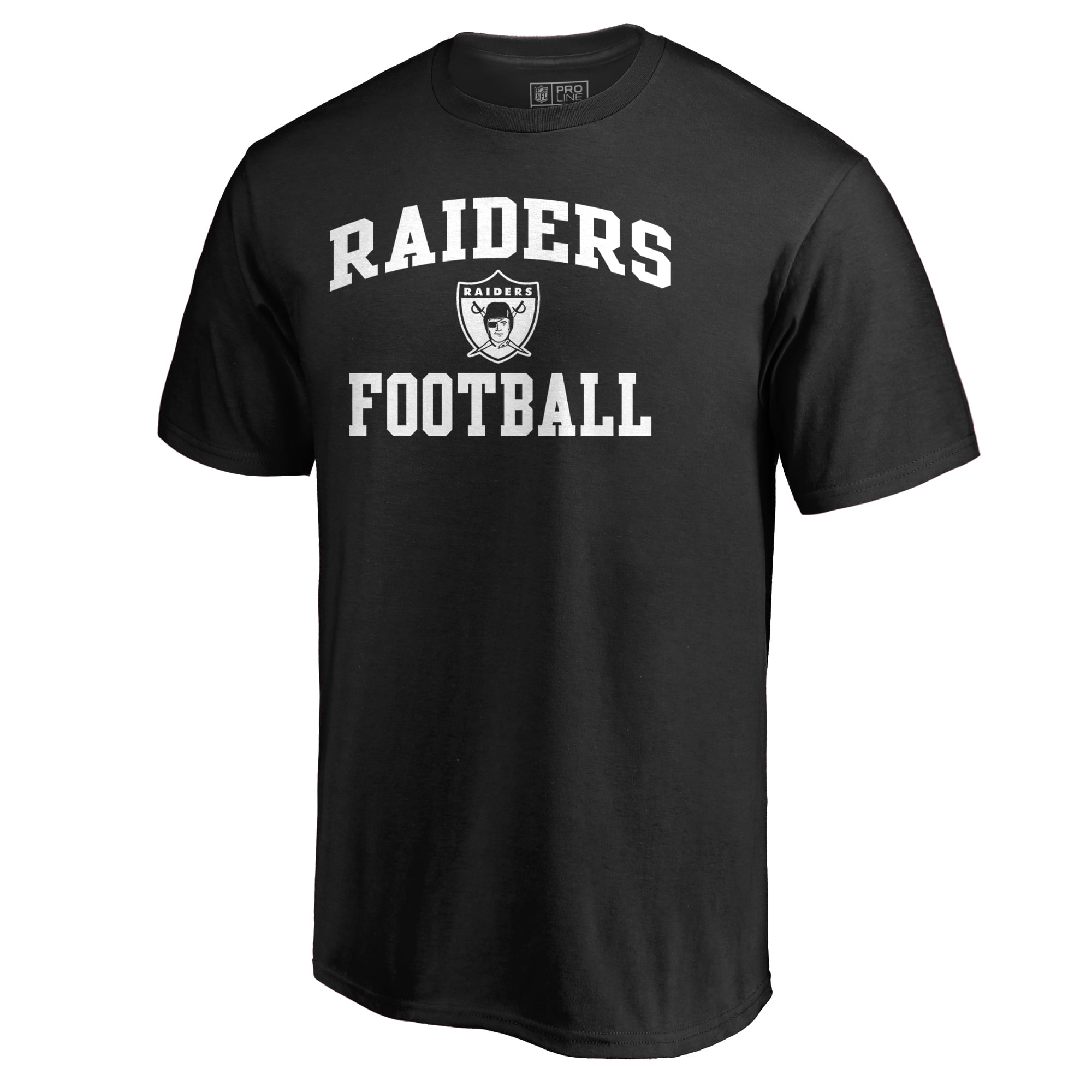 Men's Black Las Vegas Raiders Futbol Americano T-Shirt