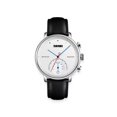 thumbnail image 1 of Men’s Black Leather Strap Analog Watch, 1 of 3