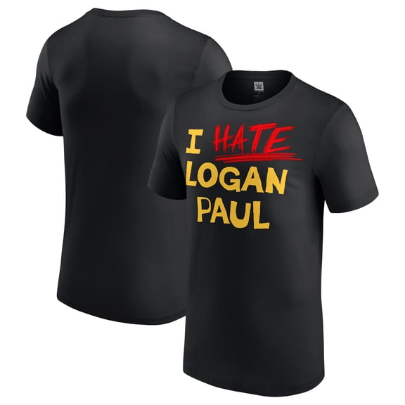 Men's Black Logan Paul I Hate Logan Paul T-Shirt