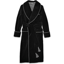 Black Velvet Vintage Velvet Smoking Jacket Men Black Velvet