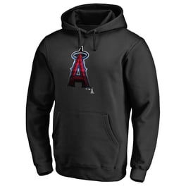 Men's Red Los Angeles Angels Jersey Pullover Muscle Hoodie