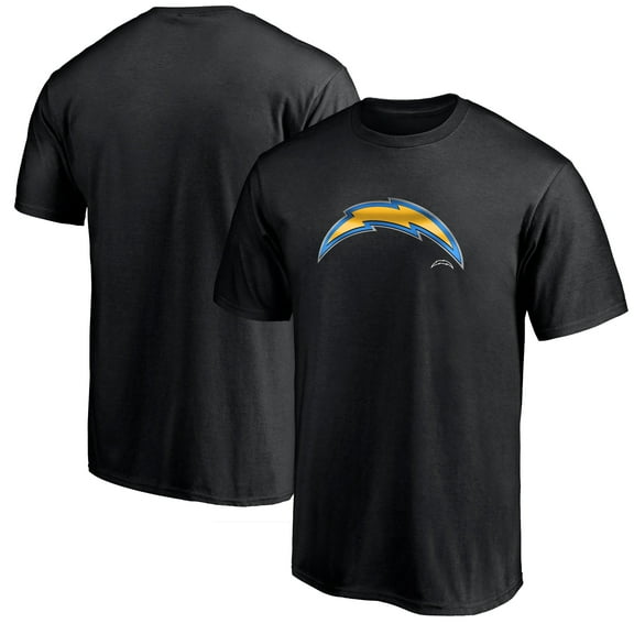 Men's Black Los Angeles Chargers Midnight Mascot Team Logo T-Shirt