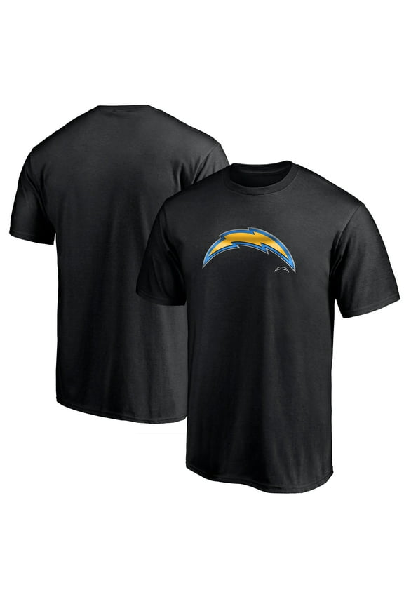 Men's Black Los Angeles Chargers Midnight Mascot Team Logo T-Shirt