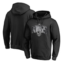 Men's Black Los Angeles Kings Arch Smoke Pullover Hoodie