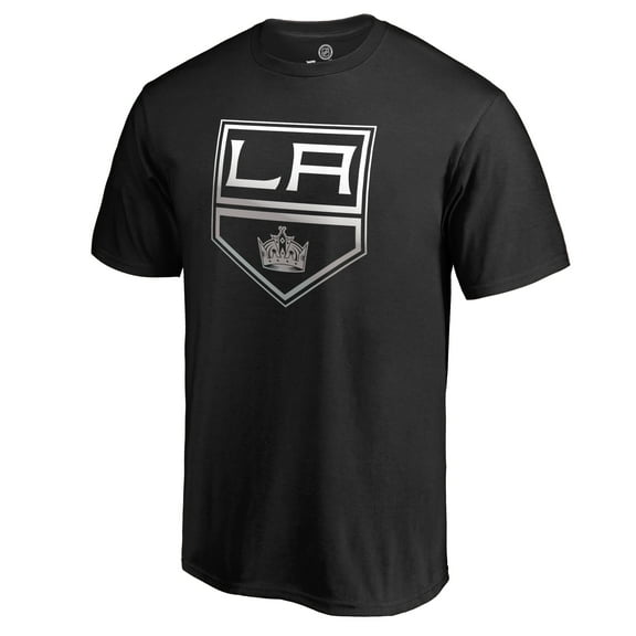 Men's Black Los Angeles Kings Gradient Logo T-Shirt