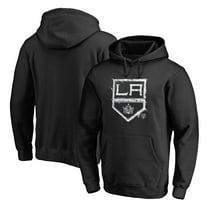 Men's Black Los Angeles Kings Splatter Logo Pullover Hoodie
