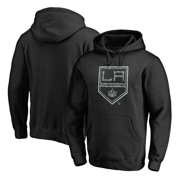 Men's Black Los Angeles Kings Static Logo Pullover Hoodie