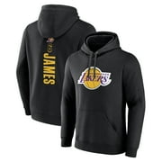 Mens Black Los Angeles Lakers Playmaker Name & Number Pullover Hoodie