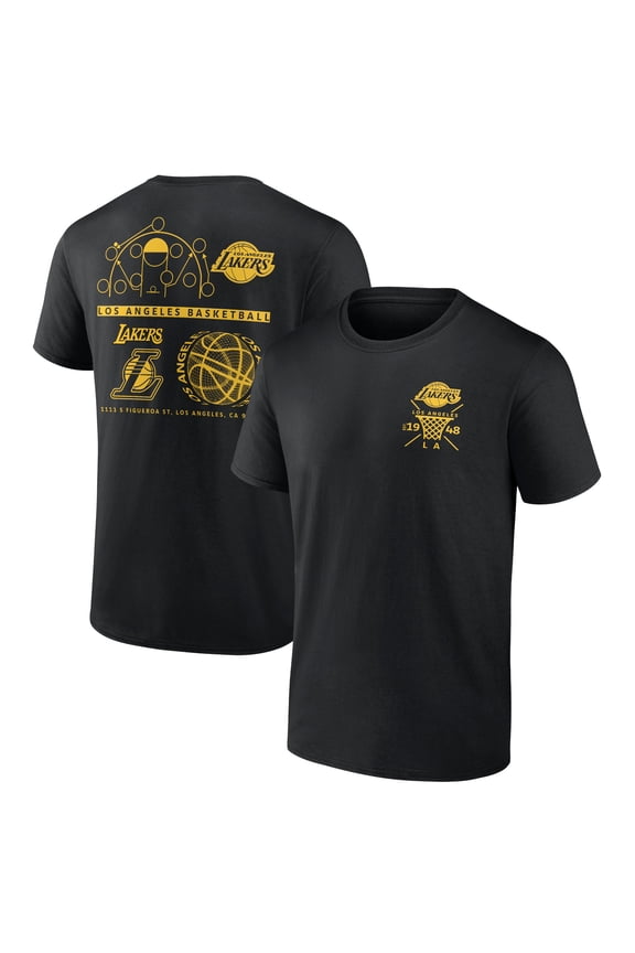 Men's Black Los Angeles Lakers Street Collective T-Shirt