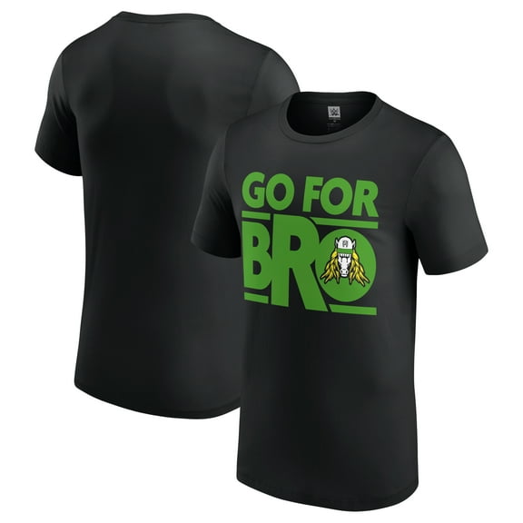 Men's Black Matt Riddle Go For Bro T-Shirt