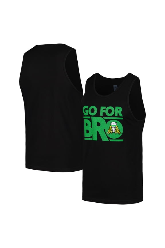 Men's Black Matt Riddle Go For Bro Tank Top