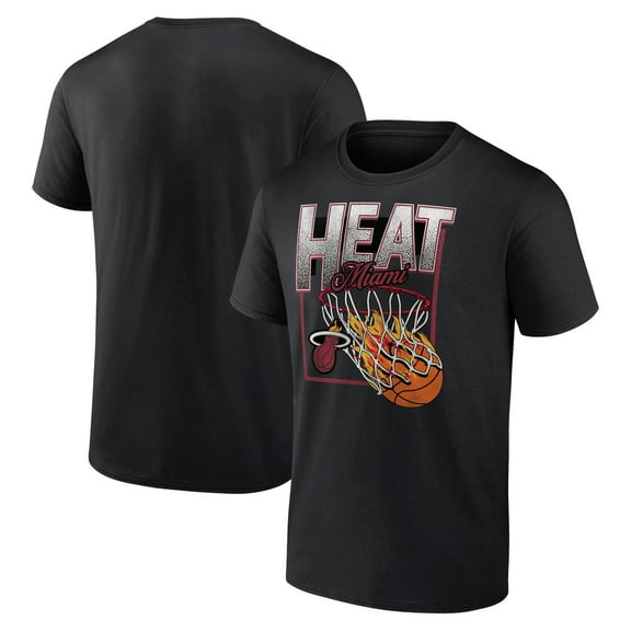 Men's Black Miami Heat Alley Oop T-Shirt