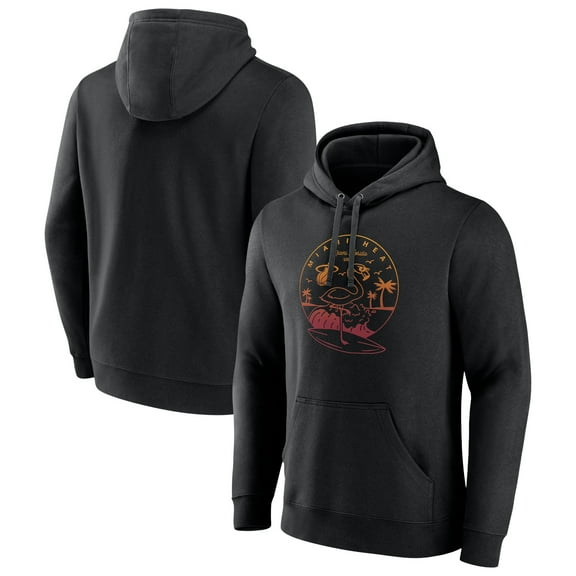 Men's Black Miami Heat Tip-Off Pullover Hoodie