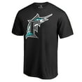thumbnail image 1 of Men's Black Miami Marlins Cooperstown Collection Forbes T-Shirt, 1 of 3