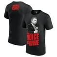 thumbnail image 1 of Men's Black Michael Cole The Voice Of WWE Photo T-Shirt, 1 of 3