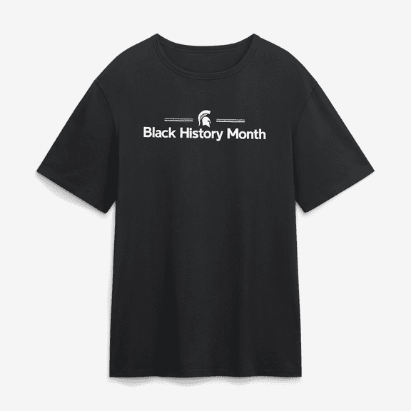 Men's Black Michigan State Spartans Black History Month T-Shirt