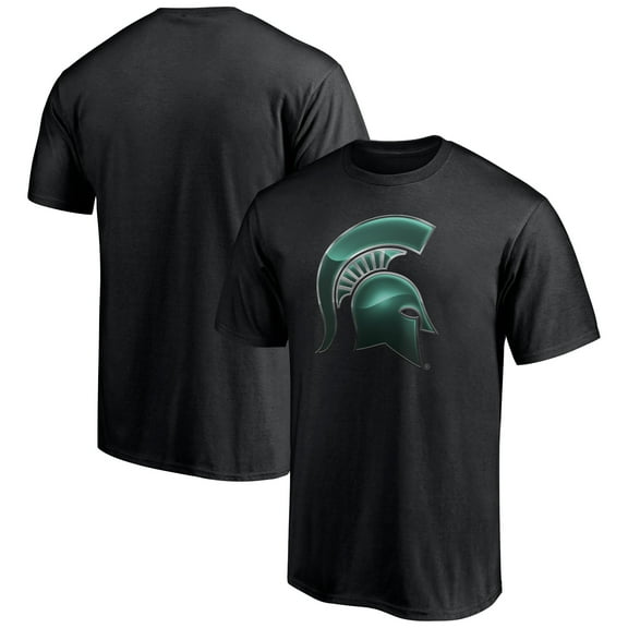 Men's  Black Michigan State Spartans Midnight Mascot T-Shirt
