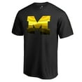 thumbnail image 1 of Men's Black Michigan Wolverines Midnight Mascot T-Shirt, 1 of 3