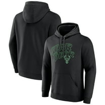 Men's Black Milwaukee Bucks Team Pride Pullover Hoodie