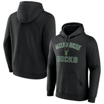 Men's Black Milwaukee Bucks Victory Arch Pullover Hoodie