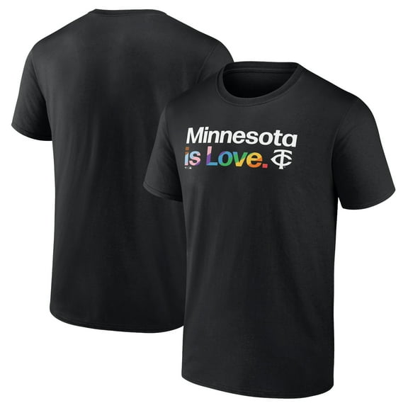 Men's  Black Minnesota Twins City Pride T-Shirt