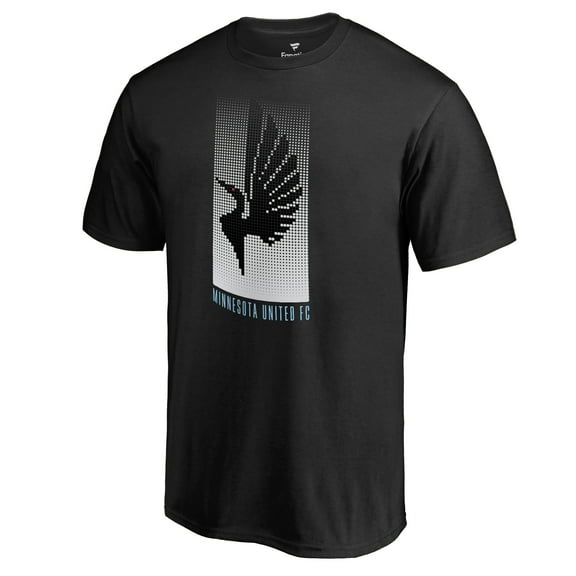 Men's Black Minnesota United FC Halftone T-Shirt