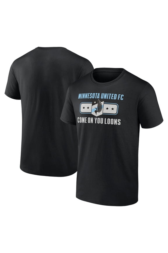 Men's Black Minnesota United FC Hometown Collection Blind Side T-Shirt
