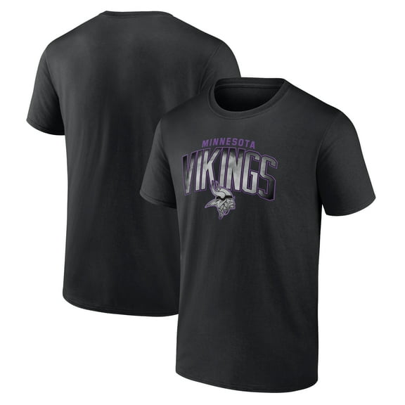 Men's Black Minnesota Vikings Smoke Arch T-Shirt