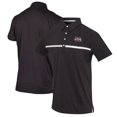thumbnail image 1 of Men's Black Mississippi State Bulldogs Color Blocked Stretch Polo, 1 of 3