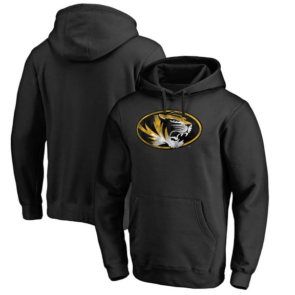 Men's Black Missouri Tigers Classic Primary Pullover Hoodie