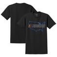 thumbnail image 1 of Men's Black NASCAR Neon Map T-Shirt, 1 of 3