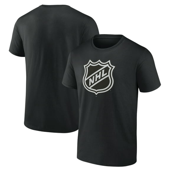Men's  Black NHL Shield Logo T-Shirt