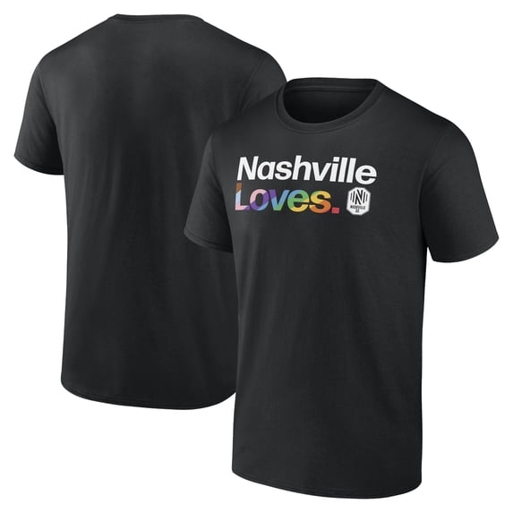 Men's Black Nashville SC Team City Pride Logo - T-Shirt