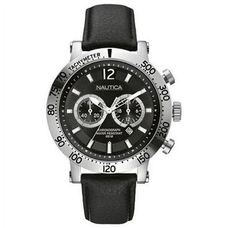 Men's Black Nautica NWS Chronograph Watch N20096G - Walmart.com Men's Black Nautica NWS Chronograph Watch N20096G - Walmart.com