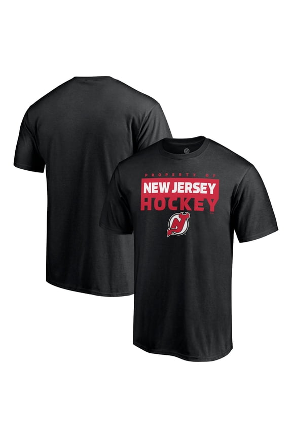 Men's Black New Jersey Devils Gain Ground T-Shirt