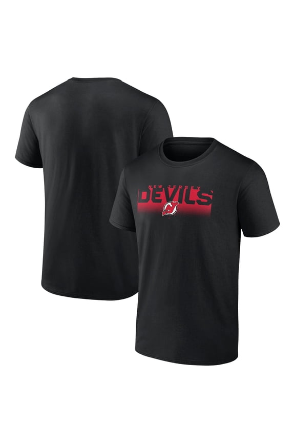 Men's Black New Jersey Devils Solid Formation T-Shirt
