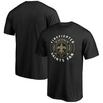 Men's Black New Orleans Saints Firefighter T-Shirt