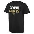 thumbnail image 1 of Men's Black New Orleans Saints Mantra T-Shirt, 1 of 1