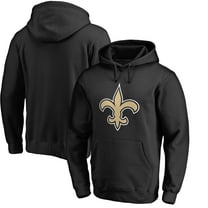 Men's Black New Orleans Saints Primary Logo Pullover Hoodie